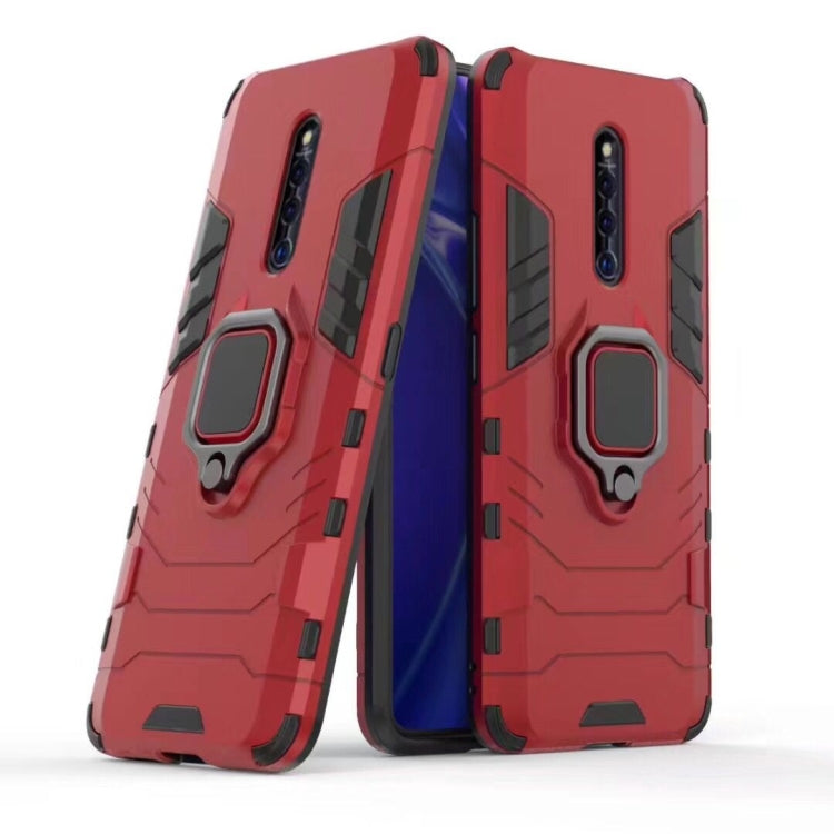 PC + TPU Shockproof Protective Case for VIVO X27 Pro, with Magnetic Ring Holder, For VIVO X27 Pro