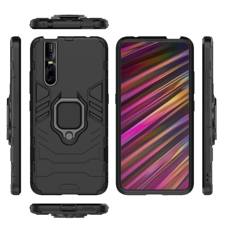 PC + TPU Shockproof Protective Case for Vivo V15 Pro, with Magnetic Ring Holder, For Vivo V15 Pro