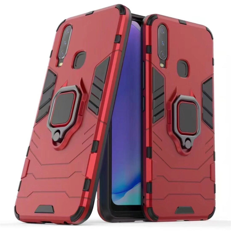 PC + TPU Shockproof Protective Case for Vivo Y17, with Magnetic Ring Holder, For Vivo Y17