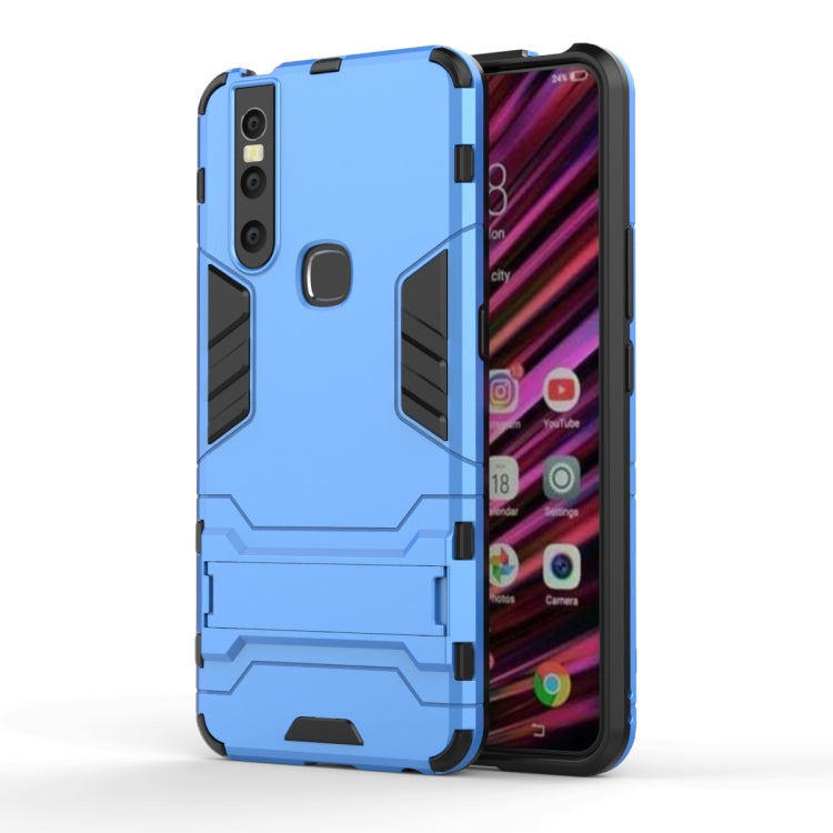 Shockproof PC + TPU Case for VIVO V15, with Holder, For VIVO V15