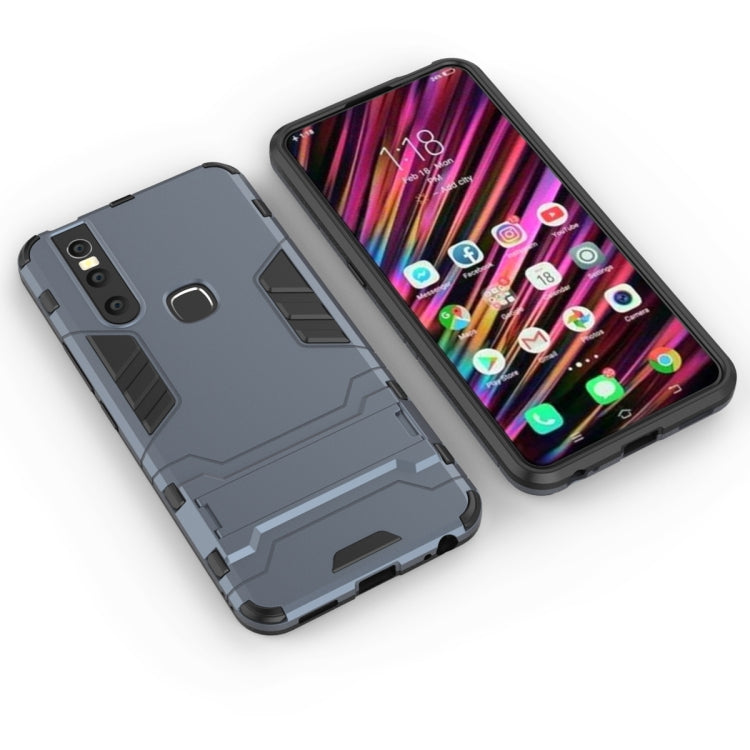 Shockproof PC + TPU Case for VIVO V15, with Holder, For VIVO V15