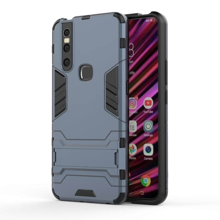 Shockproof PC + TPU Case for VIVO V15, with Holder, For VIVO V15