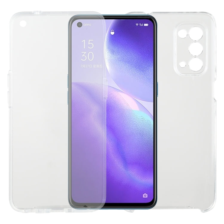 For OPPO Find X3 Lite PC+TPU Ultra-thin Double-sided Full Coverage Transparent Soft Case, For OPPO Find X3 Lite