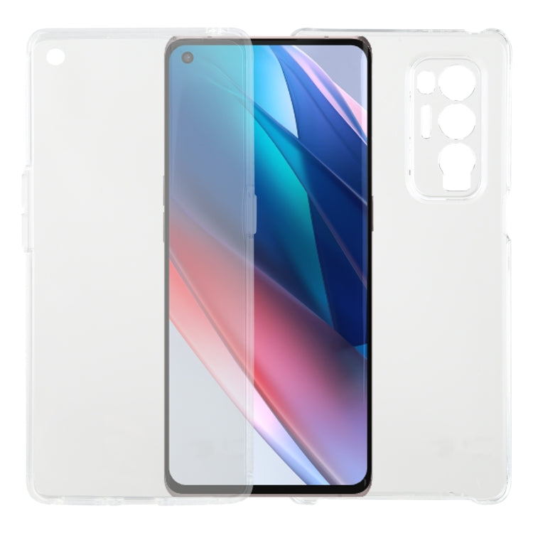 For OPPO Find X3 Neo PC+TPU Ultra-thin Double-sided Full Coverage Transparent Soft Case, For OPPO Find X3 Neo