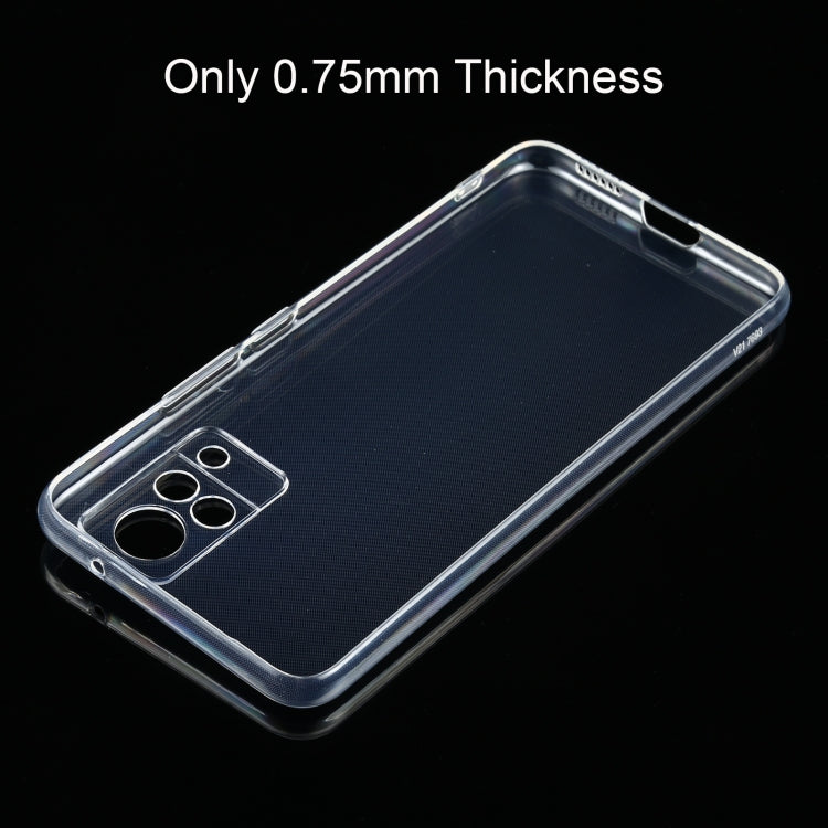 For vivo V21 0.75mm Ultra-thin Transparent TPU Soft Protective Case, For vivo V21