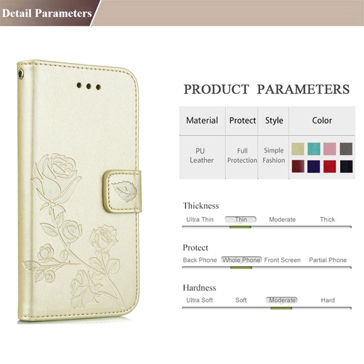 For Xiaomi  Redmi Note 5A Pro / Prime Roses Pressed Flowers Pattern Flip Leather Case with Holder & Card Slots & Wallet, For Redmi Note 5A Pro / Prime, For Xiaomi Redmi Note 5A Pro / Prime