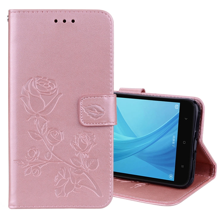 For Xiaomi  Redmi Note 5A Pro / Prime Roses Pressed Flowers Pattern Flip Leather Case with Holder & Card Slots & Wallet, For Redmi Note 5A Pro / Prime, For Xiaomi Redmi Note 5A Pro / Prime