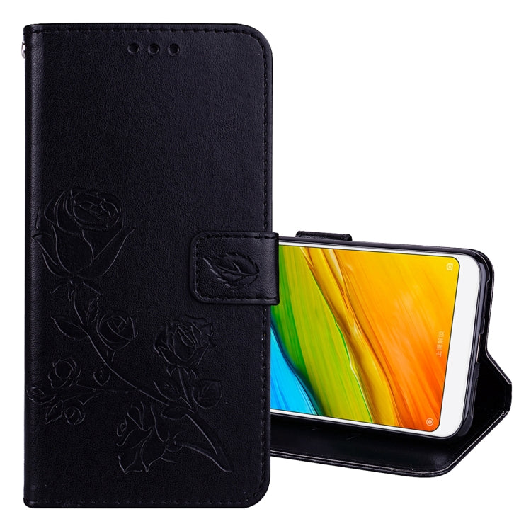 For Xiaomi Redmi 5 Plus Rose Embossed Horizontal Flip Environmental PU Leather Case with Holder & Card Slots & Wallet, For Xiaomi Redmi 5 Plus, For Redmi 5 Plus