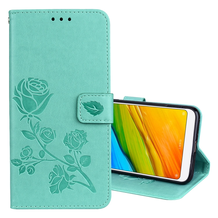 For Xiaomi Redmi 5 Plus Rose Embossed Horizontal Flip Environmental PU Leather Case with Holder &amp; Card Slots &amp; Wallet, For Xiaomi Redmi 5 Plus, For Redmi 5 Plus
