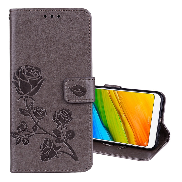 For Xiaomi Redmi 5 Plus Rose Embossed Horizontal Flip Environmental PU Leather Case with Holder & Card Slots & Wallet, For Xiaomi Redmi 5 Plus, For Redmi 5 Plus