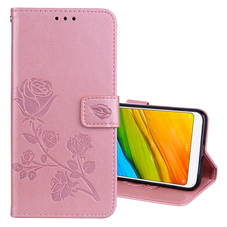 For Xiaomi Redmi 5 Plus Rose Embossed Horizontal Flip Environmental PU Leather Case with Holder &amp; Card Slots &amp; Wallet, For Xiaomi Redmi 5 Plus, For Redmi 5 Plus