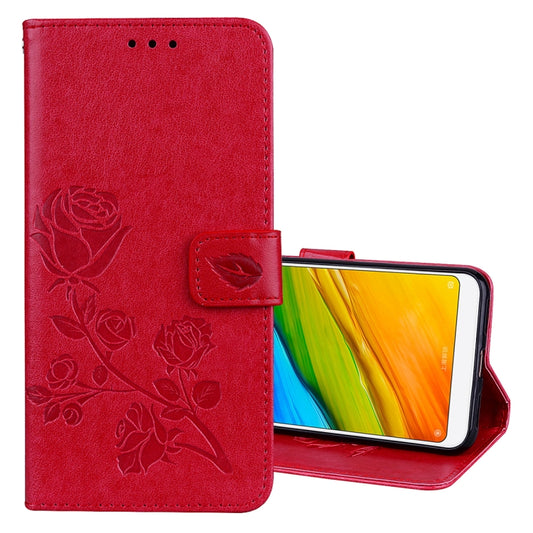 For Xiaomi Redmi 5 Plus Rose Embossed Horizontal Flip Environmental PU Leather Case with Holder & Card Slots & Wallet, For Xiaomi Redmi 5 Plus, For Redmi 5 Plus