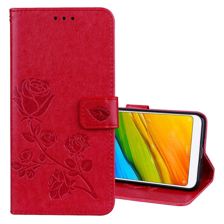 For Xiaomi Redmi 5 Plus Rose Embossed Horizontal Flip Environmental PU Leather Case with Holder &amp; Card Slots &amp; Wallet, For Xiaomi Redmi 5 Plus, For Redmi 5 Plus
