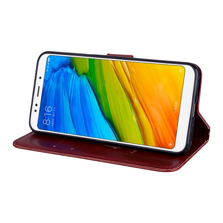 For Xiaomi Redmi 5 Plus Rose Embossed Horizontal Flip Environmental PU Leather Case with Holder & Card Slots & Wallet, For Xiaomi Redmi 5 Plus