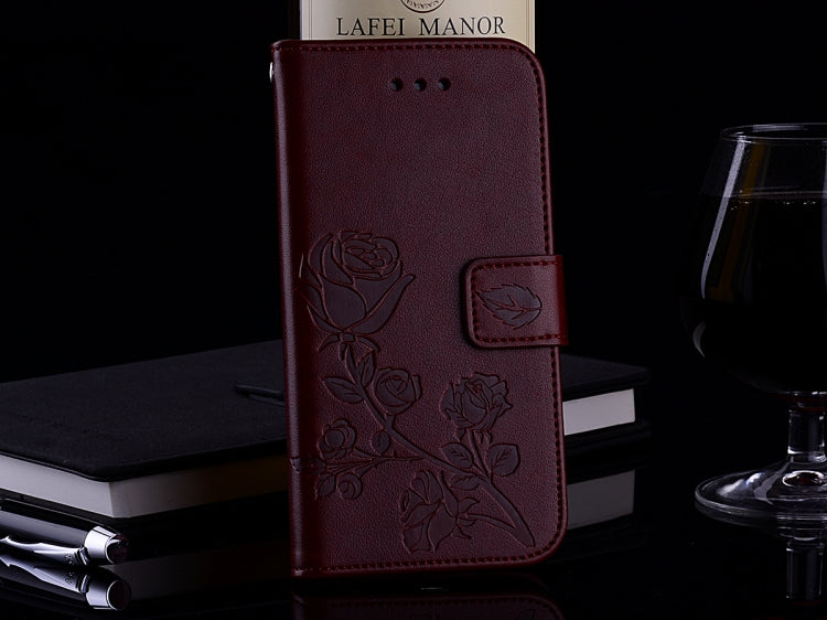 For Xiaomi Redmi 5 Plus Rose Embossed Horizontal Flip Environmental PU Leather Case with Holder & Card Slots & Wallet, For Xiaomi Redmi 5 Plus