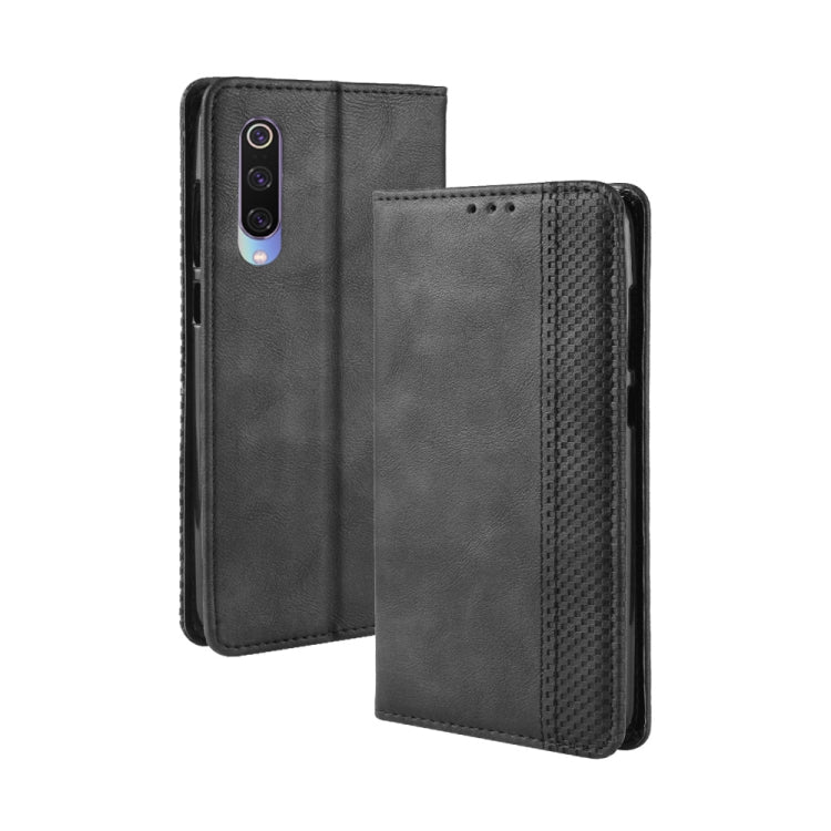 Magnetic Buckle Retro Texture Horizontal Flip Leather Case for Xiaomi Mi 9, with Holder &amp; Card Slots &amp; Wallet, For Xiaomi Mi 9