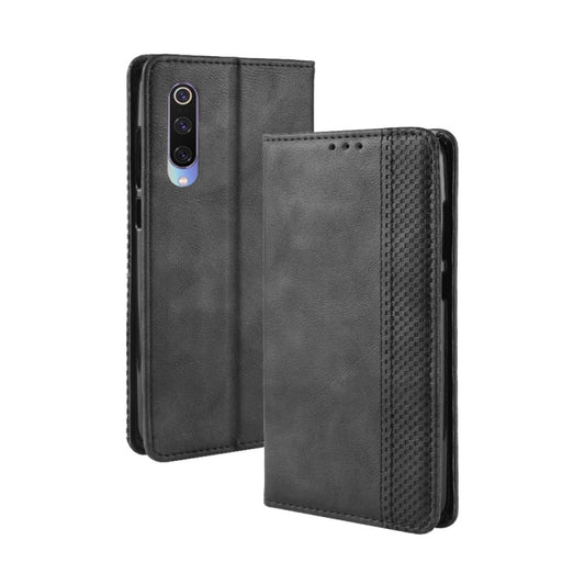 Magnetic Buckle Retro Texture Horizontal Flip Leather Case for Xiaomi Mi 9, with Holder &amp; Card Slots &amp; Wallet, For Xiaomi Mi 9