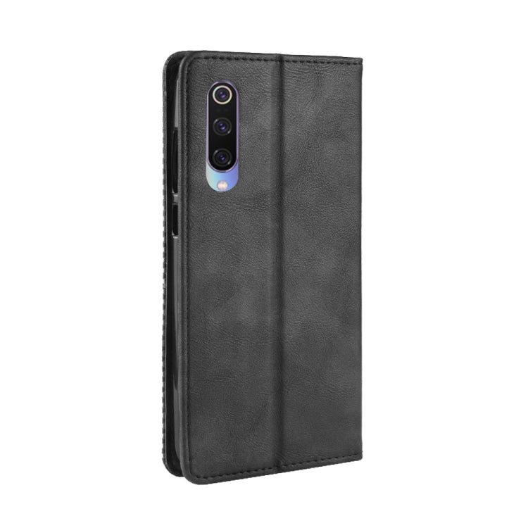 Magnetic Buckle Retro Texture Horizontal Flip Leather Case for Xiaomi Mi 9, with Holder &amp; Card Slots &amp; Wallet, For Xiaomi Mi 9