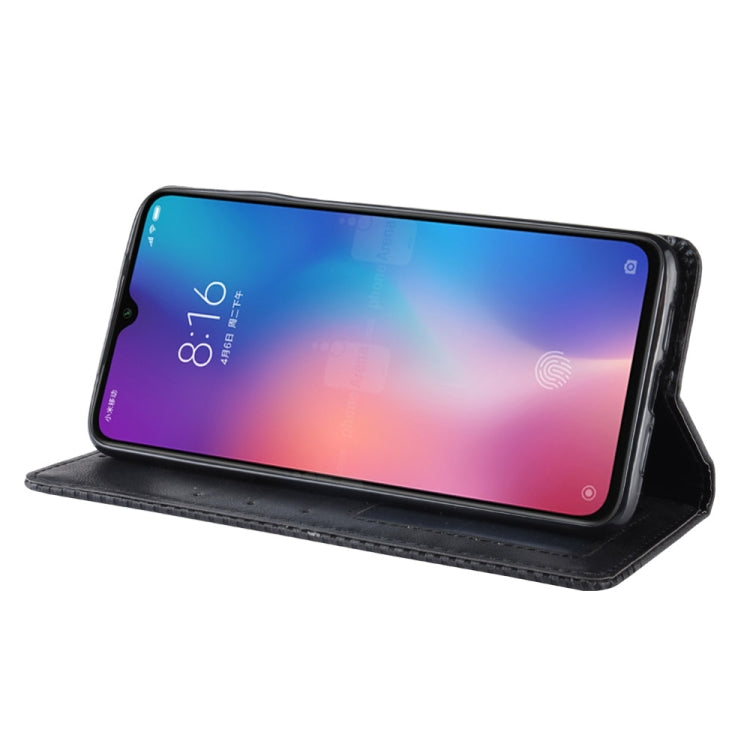 Magnetic Buckle Retro Texture Horizontal Flip Leather Case for Xiaomi Mi 9, with Holder &amp; Card Slots &amp; Wallet, For Xiaomi Mi 9