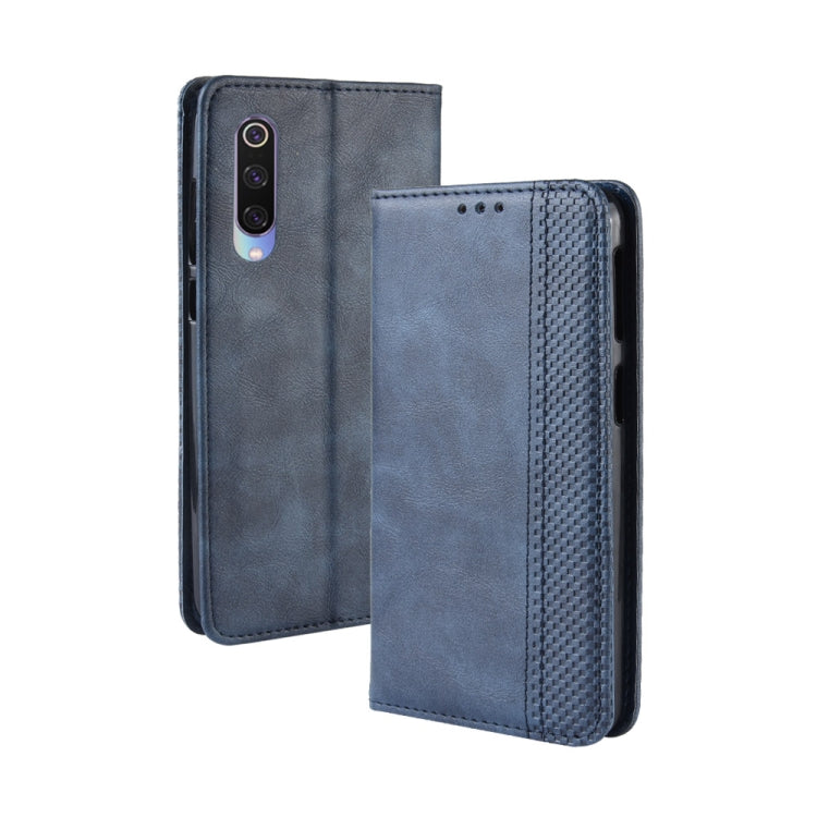 Magnetic Buckle Retro Texture Horizontal Flip Leather Case for Xiaomi Mi 9, with Holder &amp; Card Slots &amp; Wallet, For Xiaomi Mi 9